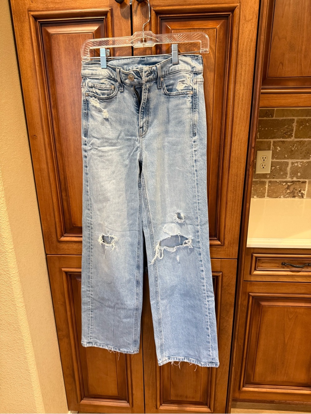 AYR The Special Sauce Light Blue Wide-Leg Jeans